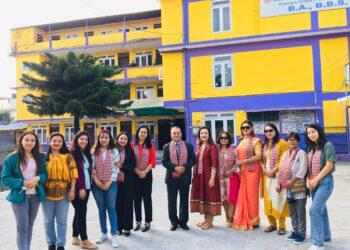 मिलन चौतारी मोडर्न कन्या मल्टिपल कलेज द्वारा  शुभकामना