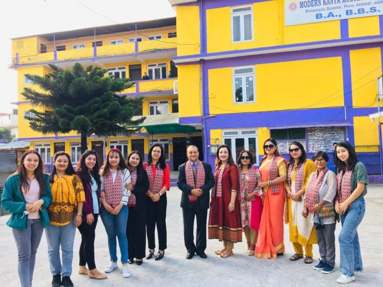 मिलन चौतारी मोडर्न कन्या मल्टिपल कलेज द्वारा  शुभकामना