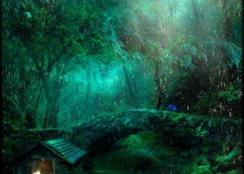 बर्खाको समयमा मनसुनको साँझ