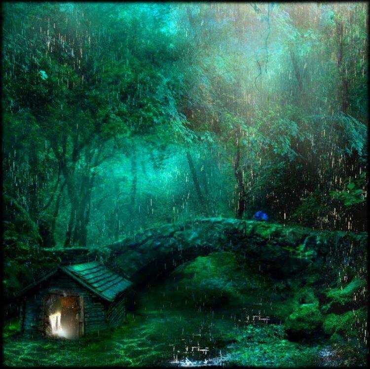 बर्खाको समयमा मनसुनको साँझ