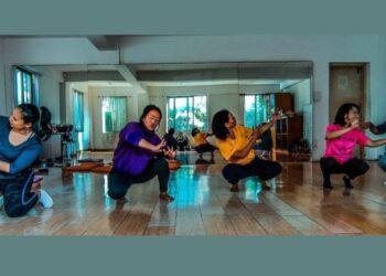 सत्यमोहन जोशी स्टुडियोमा ‘देउराली डाँडी’ मञ्चन हुँदै