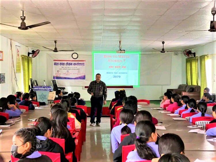 दमौलीमा बाल कथा लेखन सम्बन्धी ३ दिने कार्यशाला