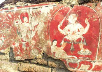 ग्रन्थचित्र, भित्तेचित्र र पौभा चित्र