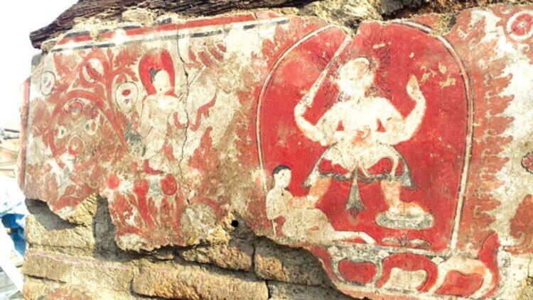 ग्रन्थचित्र, भित्तेचित्र र पौभा चित्र