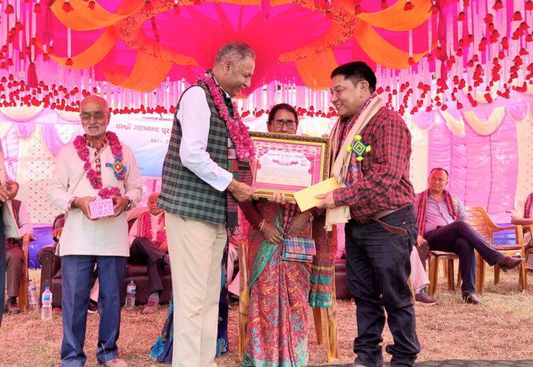 इलाममा चार श्रष्टा सम्मानित