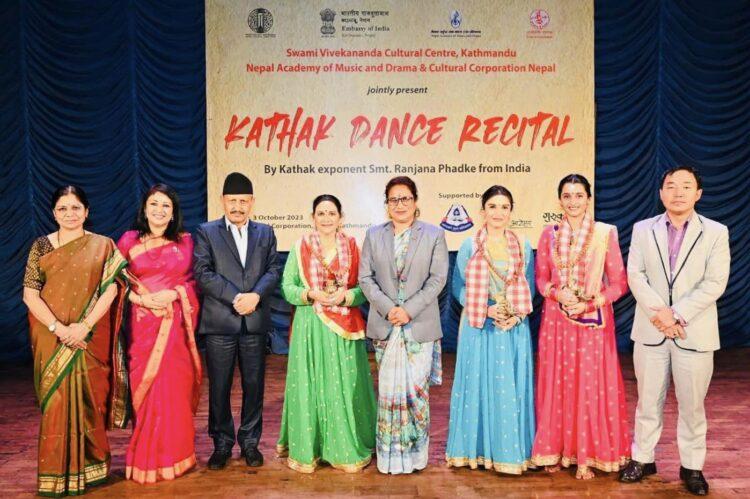 काठमाडौँमा कथक : भारतीय कलाकार रञ्जना फडकेको नृत्य