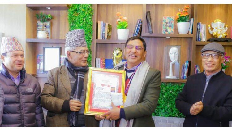 जनमतबाट दिल सुन्दर श्रेष्ठ सम्मानित