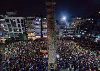रातो मत्स्येन्द्रनाथको रथारोहण