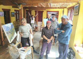 मुस्ताङको ठिनीमा पर्वतीय चित्रकला महोत्सव