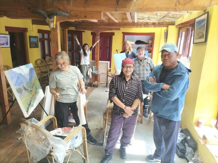 मुस्ताङको ठिनीमा पर्वतीय चित्रकला महोत्सव